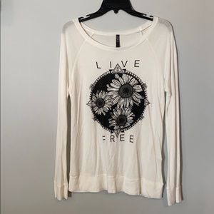 Women’s Motive Sunflower top size medium